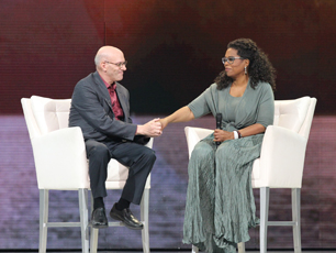 Mark Nepo with Oprah on Tour